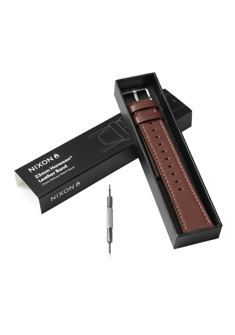 23mm Horween Leather Band - Brown View 4