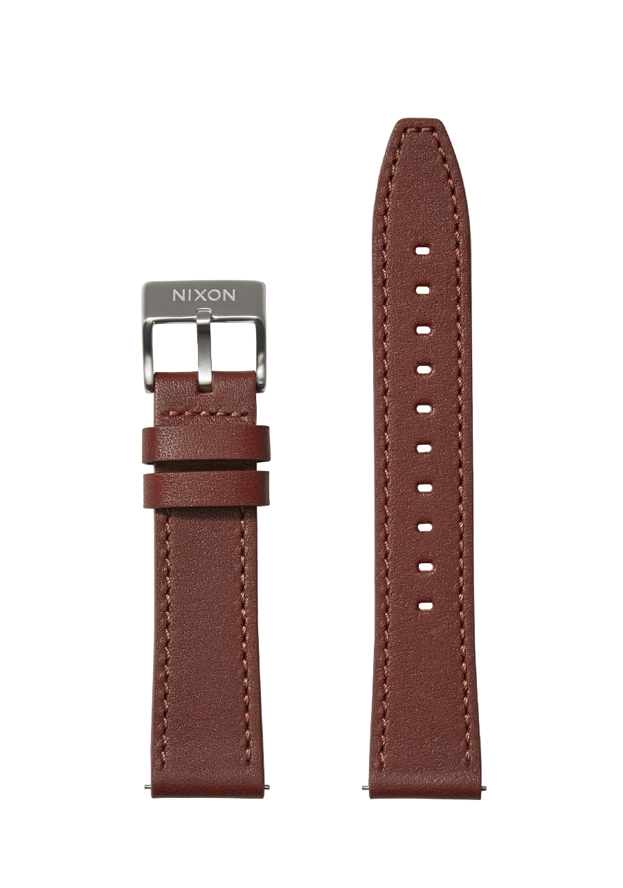 20mm Horween Leather Band - Brown View 1