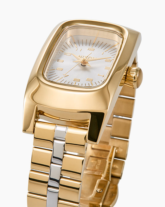 Gold and silver Nixon Frankie watch