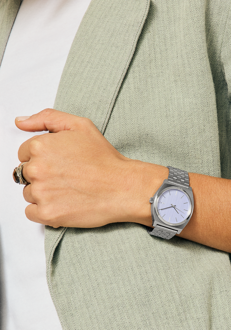 Time Teller - Silver / Lavender View 6