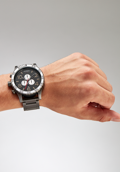 51-30 Chrono - Black / White / Gunmetal View 5