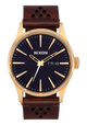 Sentry Leather - Gold / Indigo / Brown