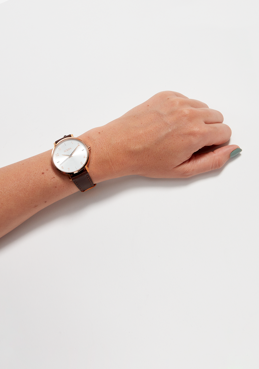 
Nixon Arrow Leather Watch - Analog - Rose Gold / Silver - View 5