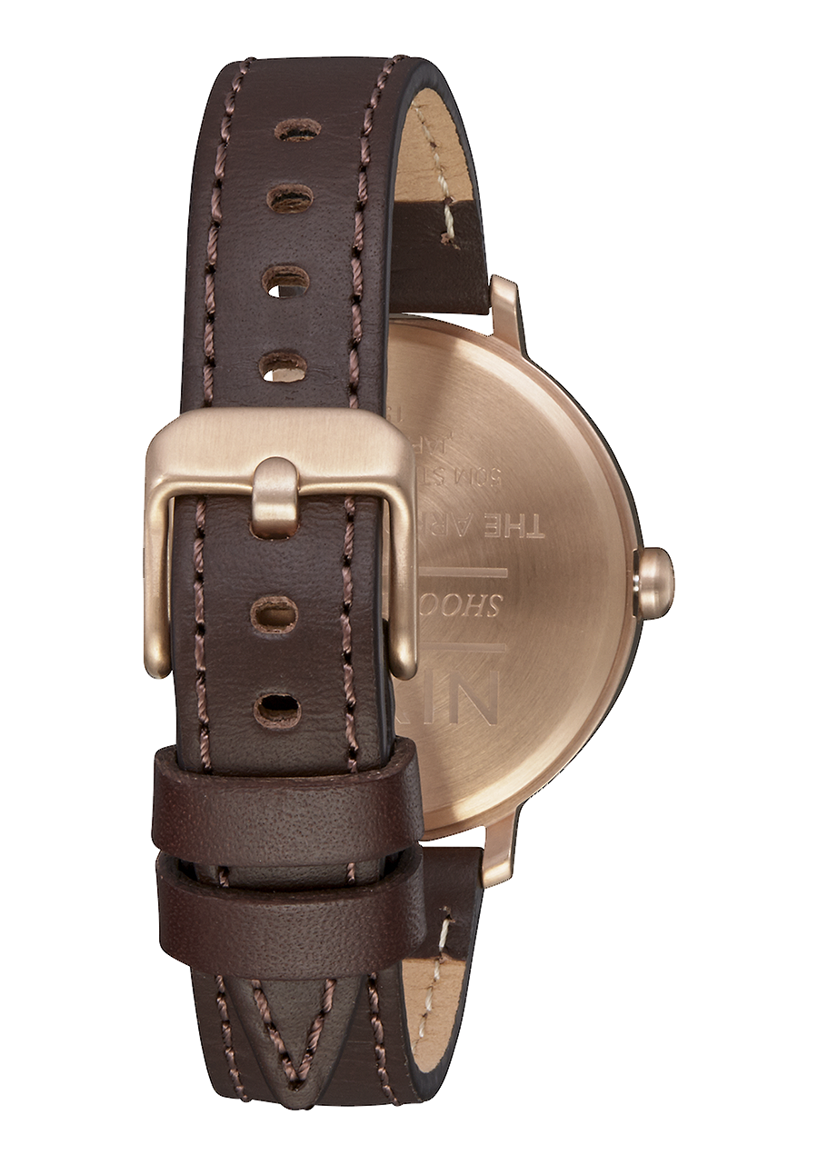 
Nixon Arrow Leather Watch - Analog - Rose Gold / Silver - View 3