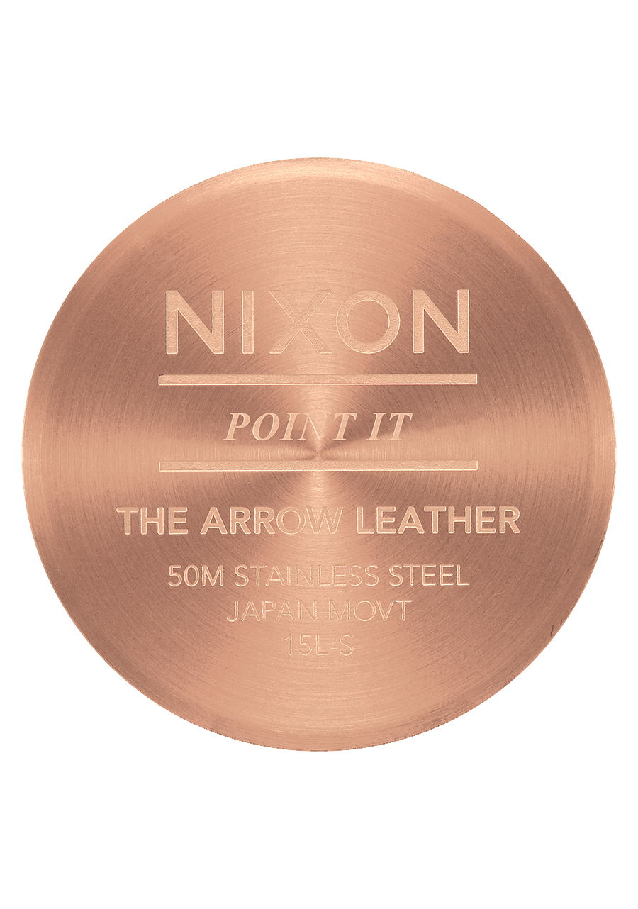 
Nixon Arrow Leather Watch - Analog - Rose Gold / Silver - View 4
