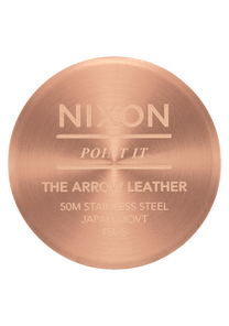 
Nixon Arrow Leather Watch - Analog - Rose Gold / Silver - View 4