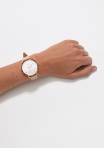 
Nixon Arrow Leather Watch - Analog - Rose Gold / Light Pink - View 5