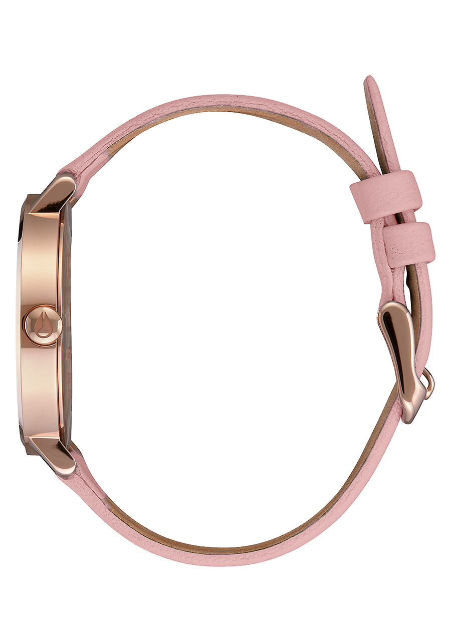 
Nixon Arrow Leather Watch - Analog - Rose Gold / Light Pink - View 2