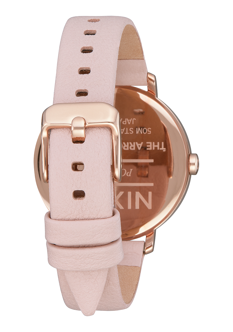 
Nixon Arrow Leather Watch - Analog - Rose Gold / Light Pink - View 3