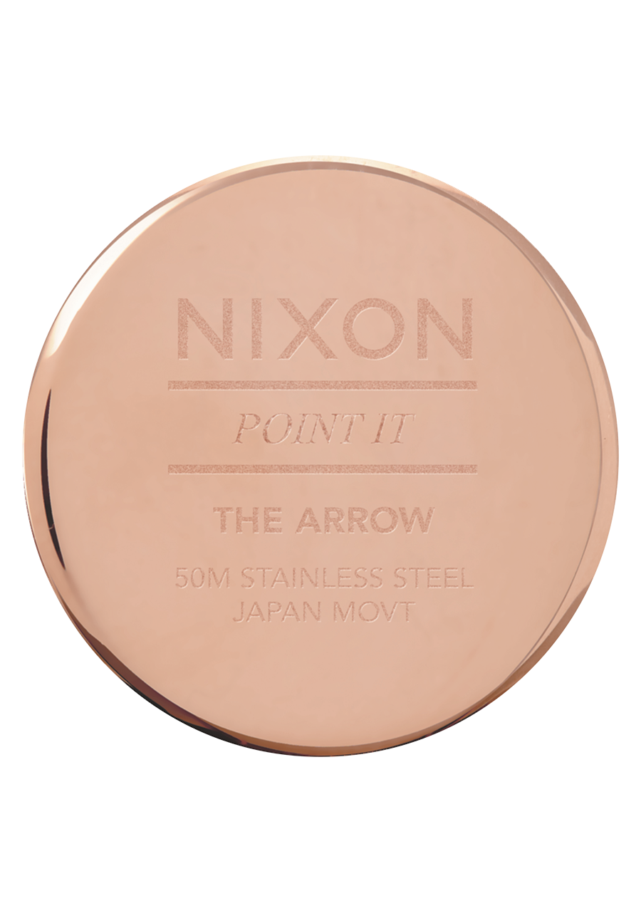 
Nixon Arrow Leather Watch - Analog - Rose Gold / Light Pink - View 4