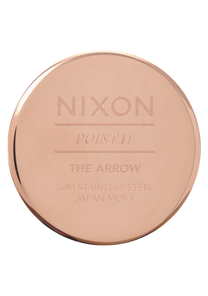 
Nixon Arrow Leather Watch - Analog - Rose Gold / Light Pink - View 4
