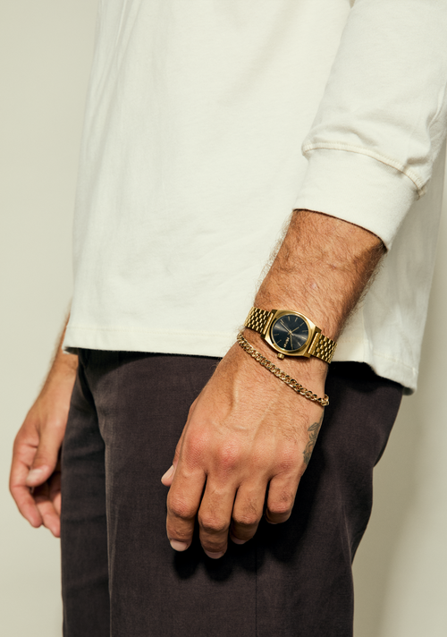 Medium Time Teller - Gold / Black / Gold