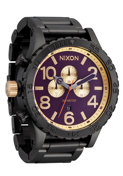 51-30 Chrono - Gunmetal / Blackberry / Gold View 2