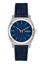 Medium Time Teller Denim - Silver / Indigo / Denim
