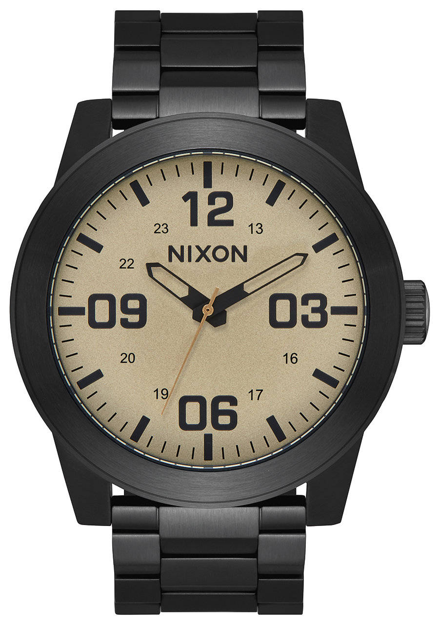 Corporal Stainless Steel - Black / Khaki View 1