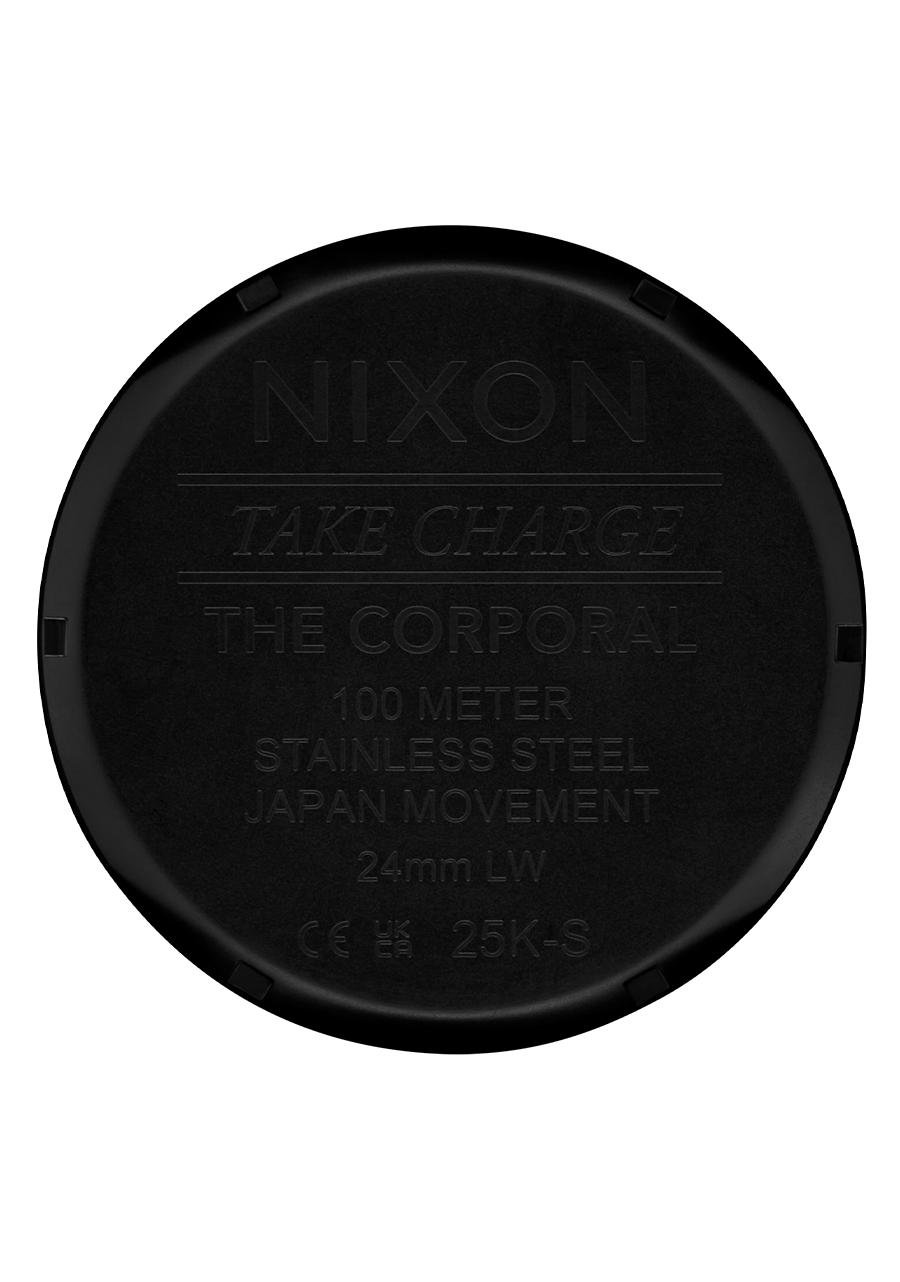 Corporal Stainless Steel - Black / White / Black View 5