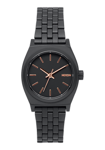 Small Time Teller - All Black / Rose Gold View 1