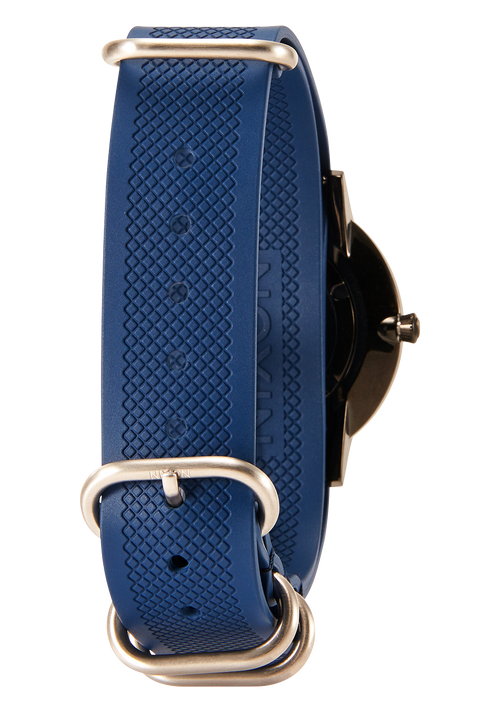 20mm FKM Rubber One Piece Band - Navy / Blue