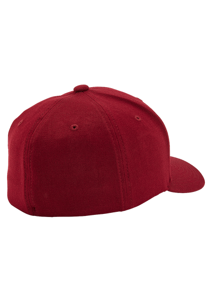 Deep Down Flexfit Athletic Fit Hat - Burgundy View 2