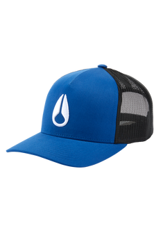 Iconed Trucker Hat - Royal / Black