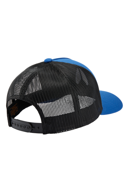 Iconed Trucker Hat - Royal / Black View 2