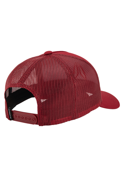 Iconed Trucker Hat - Burgundy View 2