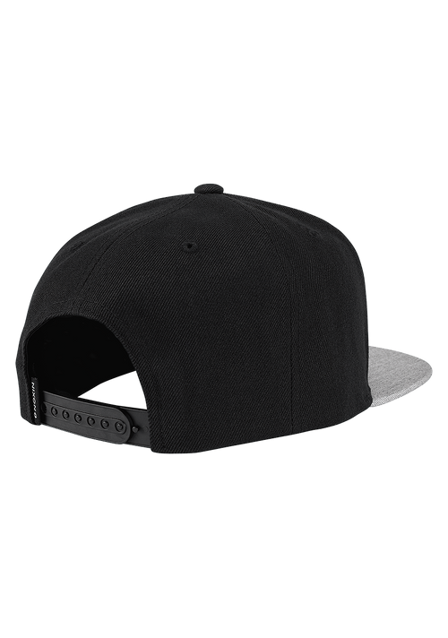 Exchange Snapback Hat - Black / Heather Gray