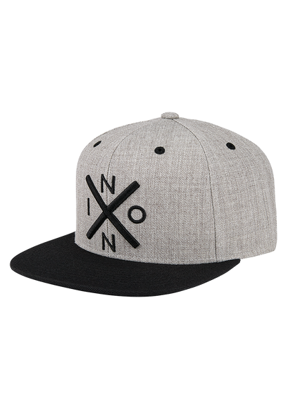 Exchange Snapback Hat - Heather Gray / Black View 1