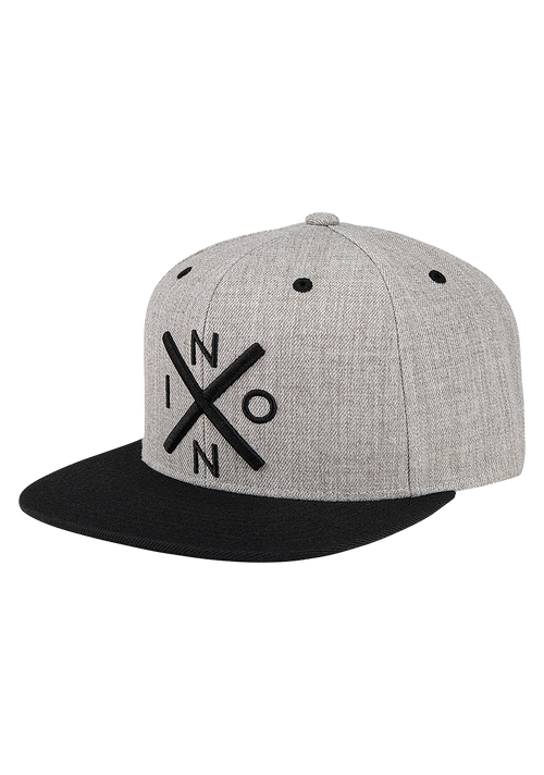 Exchange Snapback Hat - Heather Gray / Black