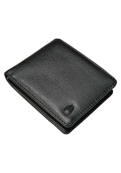 Pass Vegan Leather Wallet - Black View 1