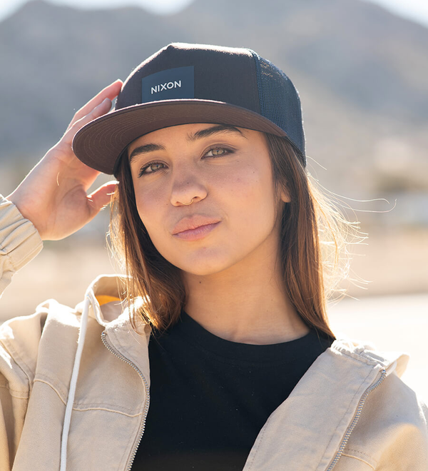 Mikey 5 Panel Hat - Black