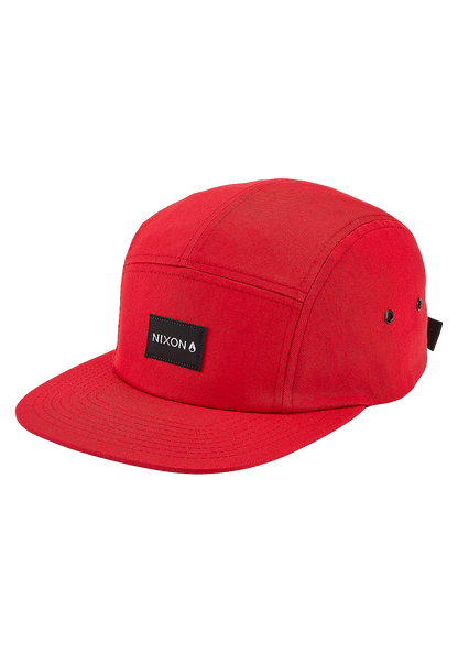 Mikey 5 Panel Hat - Red View 1