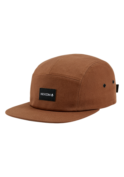 Mikey 5 Panel Hat - Brown View 1