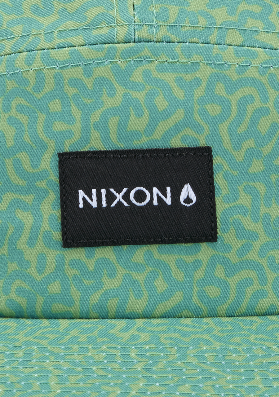 Mikey 5 Panel Hat - Squigg / Green View 4