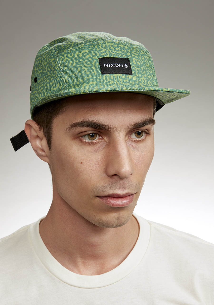Mikey 5 Panel Hat - Squigg / Green View 5