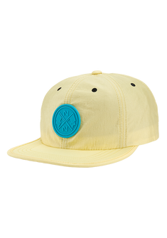 Flight Strapback Hat - Light Yellow / Aqua