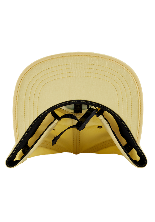 Flight Strapback Hat - Light Yellow / Aqua