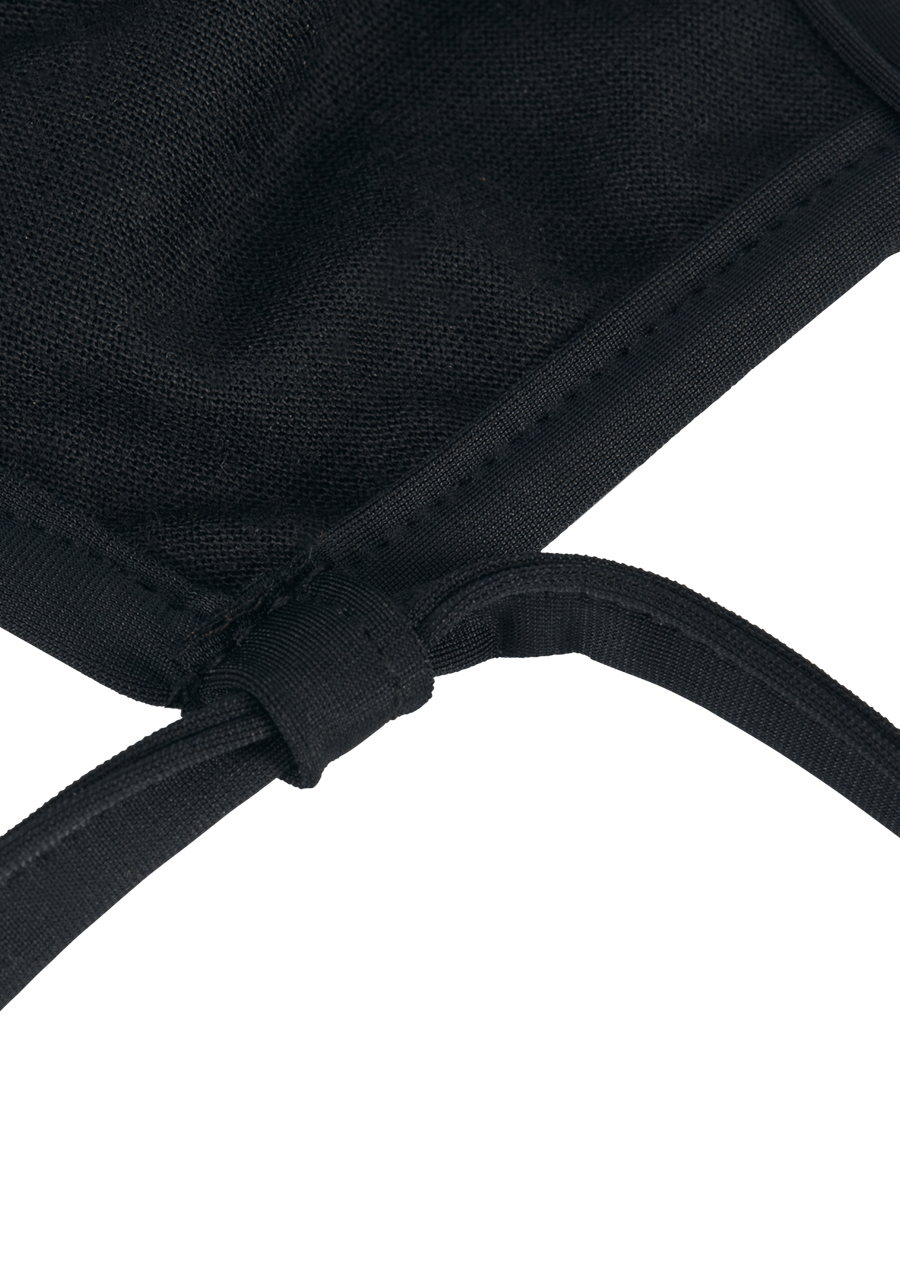 Flipside Face Mask - All Black View 3