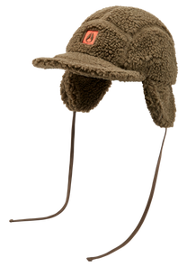 Babs Earflap Cap - Olive View 1
