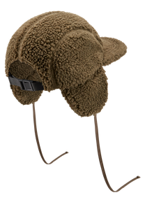 Babs Earflap Cap - Olive View 2