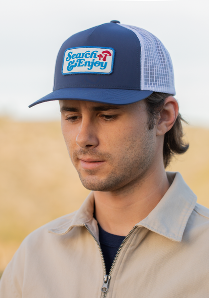 Searchin Trucker - Navy / White View 8