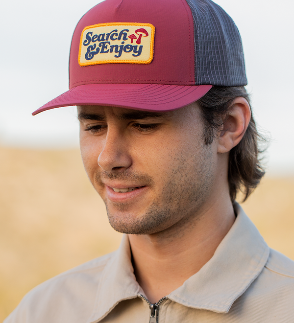 Searchin Trucker - Burgundy / Gray