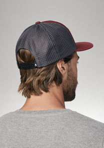 Searchin Trucker - Burgundy / Gray View 6