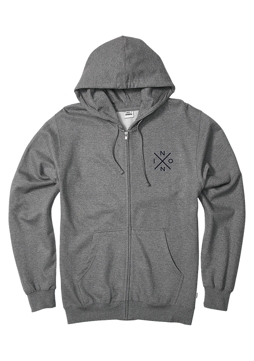 Spot Full Zip Hoodie - Dark Heather Gray