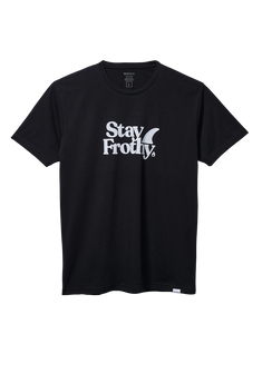 Stay Frothy Repreve® T-Shirt - Black / White