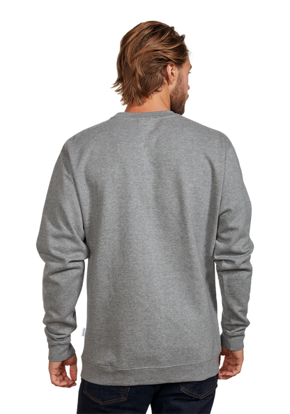 Rosas Crew Sweatshirt - Dark Heather Gray / Gray View 5